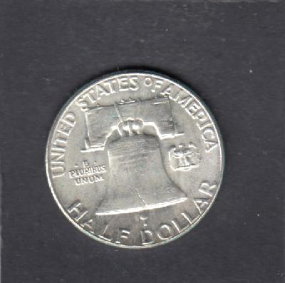 Beschrijving: 1/2 Dollar FRANKLIN